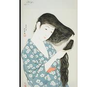 Japanese Art Notebook ノート: Goyō Hashiguchi’s Women Portrait Serie: Woman Combing her Hair, Aesthetic Taishō Vintage Retro Journal, Japanese Stationery Gift from The Letter Lab Collection