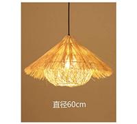 Japanese Art nt Light - Lámpara colgante LED para sala de estar, dormitorio y cafetería, luz cálida, accesorio de iluminación de barra Slish (bola S St Hat L)