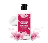 Japanese Cherry Blossom Body Lotion | Deep Hydration with Jojoba Oil, Shea Butter & Vitamin E | Lightweight, Non-Greasy & Fast-Absorbing | For Soft, Radiant Skin | Unisex | 250ml