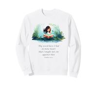Japanese Christian Anime - Psalms 119:11 Thy Word Have I Hid Sudadera