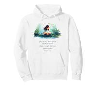 Japanese Christian Anime - Psalms 119:11 Thy Word Have I Hid Sudadera con Capucha