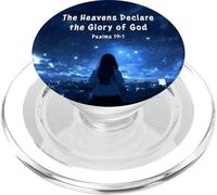 Japanese Christian Anime - Psalms 19:1 The Heavens Declare PopSockets PopGrip para MagSafe