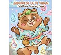 JAPANESE CUTE YOKAI: Bold Easy Coloring Book