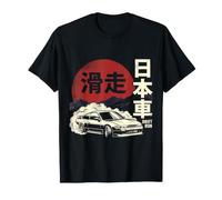 Japanese Drift Car Retro Poster Street Racing Graphic tee Camiseta