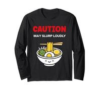 Japanese Food Funny Ramen Quote Caution May slurp Manga Larga