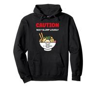 Japanese Food Funny Ramen Quote Caution May slurp Sudadera con Capucha