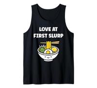 Japanese Food Funny Ramen Quote Love at First slurp Camiseta sin Mangas