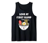 Japanese Food Funny Ramen Quote Love at First slurp Camiseta sin Mangas