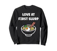 Japanese Food Funny Ramen Quote Love at First slurp Sudadera