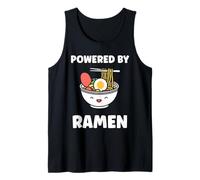 Japanese Food Ramens Minimalist Simple Powered by Ramen Camiseta sin Mangas