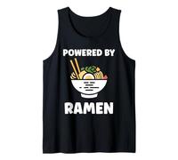 Japanese Food Ramens Minimalist Simple Powered by Ramen Camiseta sin Mangas
