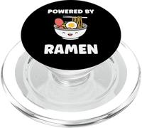 Japanese Food Ramens Minimalist Simple Powered by Ramen PopSockets PopGrip para MagSafe