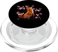 Japanese Fox Cherry Blossom Flower Sakura PopSockets PopGrip para MagSafe