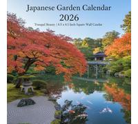 Japanese Garden Calendar 2026: 12-Month Serenity | Exquisite Zen Landscapes, Koi Ponds & Cherry Blossoms | Perfect Gift for Nature Lovers & Mindfulness | Large Daily Grids for Planning