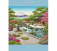 Japanese Gardens & Zen: A Peaceful Coloring Book for Adults - 50 Tranquil Asian-Inspired Designs