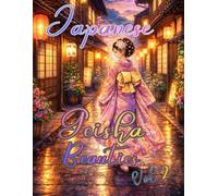 Japanese Geisha Coloring Book Vol. 2