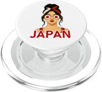 Japanese Girl Japan Flag Japanese Girlfriend Wife PopSockets PopGrip para MagSafe