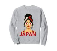 Japanese Girl Japan Flag Japanese Girlfriend Wife Sudadera