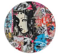 Japanese Graffiti 1000 Pieces Jigsaw Puzzles For Adults Family Challenge Toys Stress Relieving Entertainment Cultivate The Spirit of Teamwork for Family Decorations 1000pcs (67.5x67.5cm)