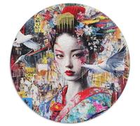 Japanese Graffiti 1000 Pieces Science Fiction Jigsaw Puzzles For Adults Family Challenge Toys Stress Relieving Entertainment Cultivate The Spirit of Teamwork For Adults Gifts 1000pcs (67.5x67.5cm)