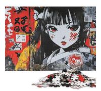 Japanese Graffiti Puzzle Friendly Materials 100 Percent Recycled Cardboard Jigsaw Puzzle for Adult Children 70x50cm/1000pcs