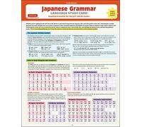 Japanese Grammar Language Study Card: Essential Grammar for the JLPT and AP Exams (Includes Online Audio)