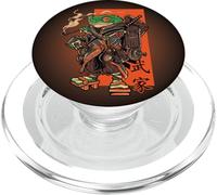 Japanese Green Frog Ninja Samurai Katana Sword PopSockets PopGrip para MagSafe