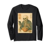 Japanese Grumpy Skeleton Ramen Kawaii Noodle Mood Manga Larga