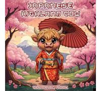 Japanese Highland Cow Coloring Book: Relaxing Kawaii Highland Cows in Japanese Vibe, A Cute Gift for Cow and Japan Lovers