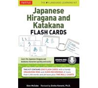 Japanese Hiragana & Katagana Flash Cards Kids /anglais: Learn the Two Japanese Alphabets Quickly & Easily with this Japanese Flash Cards Kit (Online Audio Included)