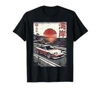 Japanese JDM Drift Car Retro 90s Speed Spirit Graphic tee Camiseta