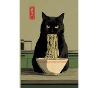 Japanese Journal, Cat Notebook, Oriental Sketchbook, Food Planner, Kitchen Gift, Cooking Book: Quirky stationery for relaxed planning, fun writing, spontaneous ideas, and creative flow
