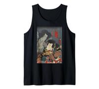Japanese Kabuki Warrior Ukiyo-E Stage Play Camiseta sin Mangas