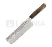 Japanese kitchen knife Demko Knives Nakiri VG10 San Mai, Red Oak