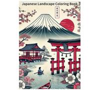 Japanese Landscape Coloring Book