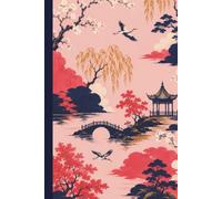 Japanese notebook, cherry blossom journal, sakura notebook, Asian art journal, Japanese garden notebook, hardcover notebook, aesthetic journal, ... stationery gift, mindfulness journal, diary