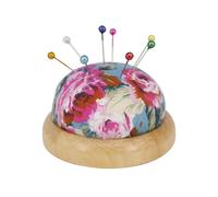 Japanese Pincushion - Round Sewing Needle Holder, Soft Embroidery Cushion Supporting Tailor Craft Work, Secure Pin Storage Enhancing DIY Accuracy for Quilters Hobbyists Artisans | Random Color