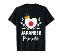 Japanese Princess Japan Flag Proud Japanese Girl Camiseta