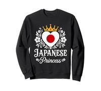 Japanese Princess Japan Flag Proud Japanese Girl Sudadera
