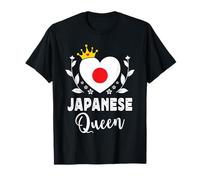 Japanese Queen Japan Flag Proud Japanese Woman Camiseta