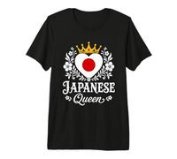 Japanese Queen Japan Flag Proud Japanese Woman Camiseta Premium
