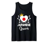 Japanese Queen Japan Flag Proud Japanese Woman Camiseta sin Mangas