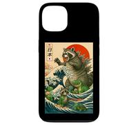 Japanese Raccoon with Funny Animals, Raccoonzilla Graphic Carcasa para iPhone 13