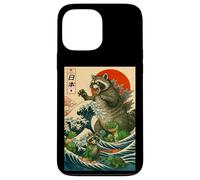 Japanese Raccoon with Funny Animals, Raccoonzilla Graphic Carcasa para iPhone 13 Pro MAX