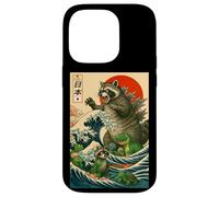 Japanese Raccoon with Funny Animals, Raccoonzilla Graphic Carcasa para iPhone 14 Pro