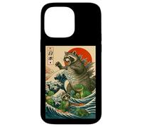 Japanese Raccoon with Funny Animals, Raccoonzilla Graphic Carcasa para iPhone 14 Pro MAX