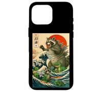 Japanese Raccoon with Funny Animals, Raccoonzilla Graphic Carcasa para iPhone 16 Pro MAX