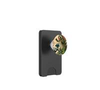 Japanese Raccoon with Funny Animals, Raccoonzilla Graphic PopSockets PopWallet para MagSafe