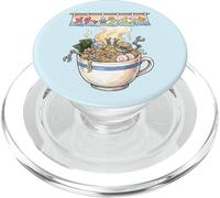 Japanese Retro 90s Mecha Warrior Meka Roboto Ukiyo-E PopSockets PopGrip para MagSafe