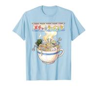 Japanese Retro 90s Mecha Warrior Meka Roboto Ukiyo-E Ramen Camiseta